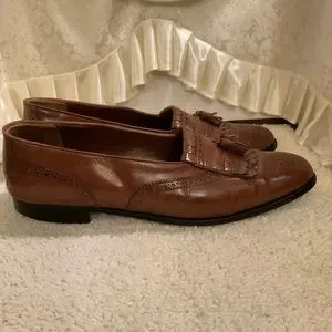 J T BECKETT LOAFERS JT BECKETT Black Brown Kiltie Tassel Wingtip Loafer Dress  main image 3
